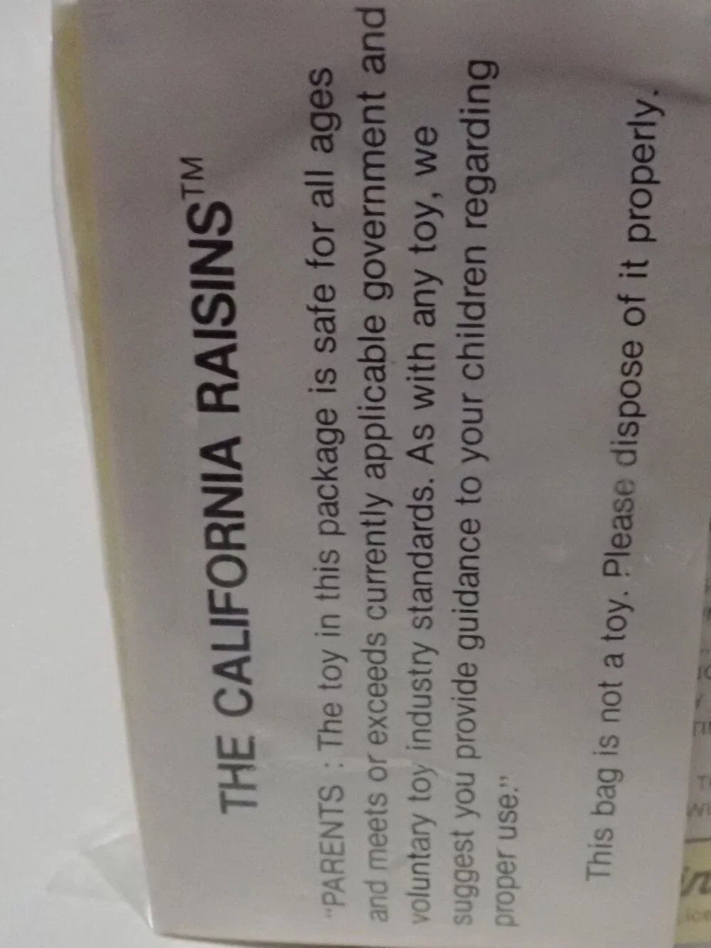 California Raisin - Picture 2 of 4